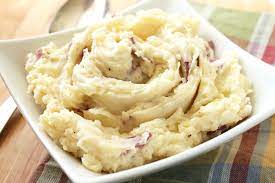 Garlic Mashed Potatoes with EVOO
